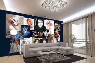 明星网红沙发背景